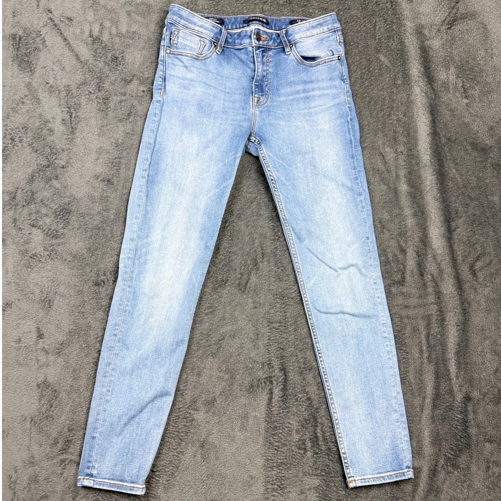 Vigoss Marley Super Skinny Mid‎ Rise Light Wash Denim Jeans W30 L26 Women